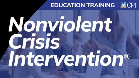 When seeking to create a safe . . Crisis intervention training online free